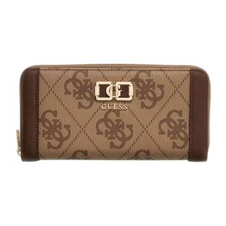 Guess Karnilla Logo Slg Lr - female - Guess - Wallets & Cardholders - Brown - ONE SIZE - Accessories