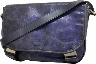 Gucci Purple Pvc Shoulder Bag (Pre-Owned)
