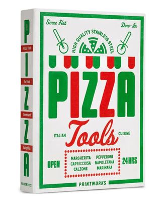 Printworks pizza book tools (set of two) - White