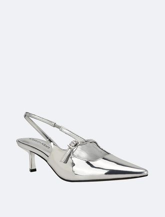 Calvin Klein Womens Womens Kallien Heel - Metallic - 6