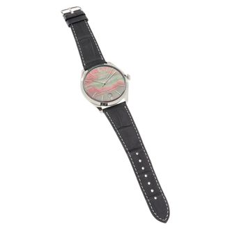 Omega De Ville Tr&eacute;sor Master Co-Axial Chronometer 40 mm - Dames - Accessoires - Grijs - Maat: ONE Size Leer