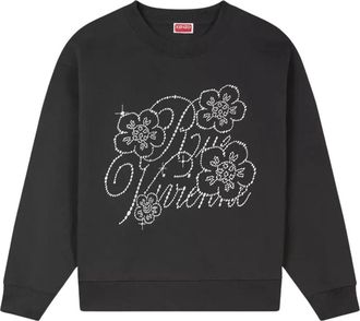 Kenzo Zwarte Constellation Sweater - Dames - Sweatshirts - Zwart - XS - Katoen - Hoodies & sweatvesten