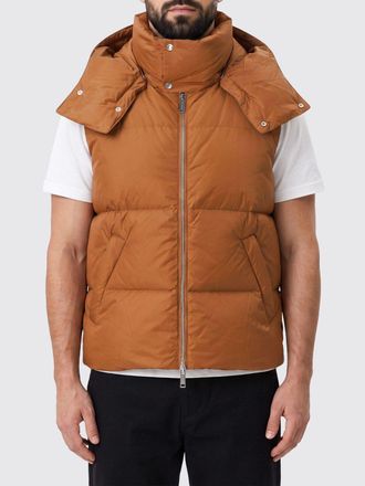 Dsquared2 Hooded Technical Fabric Puffer Jacket with High Neck