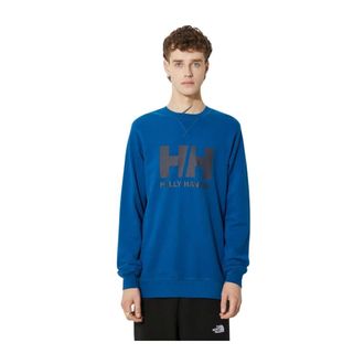 Helly Hansen Felpa Girocollo con Logo - - Sport - Uomo - Blu - S