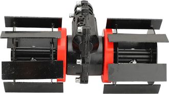 Infinite Rueda Desbrozadora De 14 Cm Y 9 Dientes, Fabricada En Aluminio Y Hierro Para Cultivadoras Universales, Para Aflojar La Tierra Y Desherbar