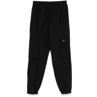 Represent Sweatpants, male, Black, M, Cargo Pocket Cotton Blend Trousers