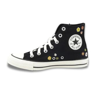 Converse All Star Embroidered Florals High Top - female - Converse - Sneakers - Black - 6 UK - Shoes