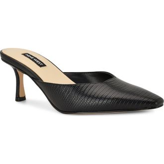Nine West Camenla Mule in Black at Nordstrom, Size 10.5