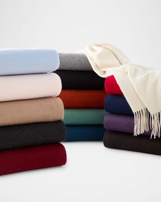 Sofiacashmere Fringed Cashmere Throw