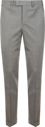 Pantaloni Torino Hazelnut Maatwerk Broek voor Elegant Look - Heren - Nette broeken - Grijs - XL - Wol - Broeken