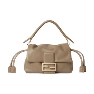 Fendi Mujer, Bolsos, Gris, Talla: ONE Size