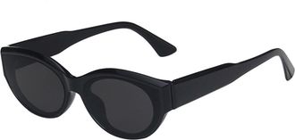 Generic Outdoor Mens Vacation Sunglasses Vacation Sport Driving Sun Glasses(Black)