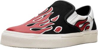 Amiri Flame Slip On Sneakers- Multicolor / Black / White