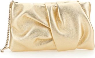Jimmy Choo London Tassen, Dames, Geel, ONE Size, Leer, Bonny Clutch