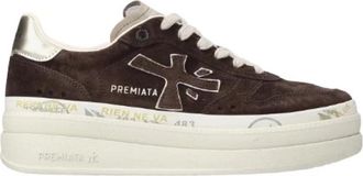 Premiata Bruine Sneakers met Dubbellaags Platform - Dames - Sneakers - Bruin - 37 EU - Schoenen
