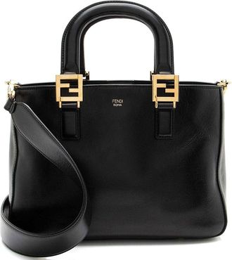 Fendi Fendi Vitello Glacier Small Tote (Authentic Pre-Loved)