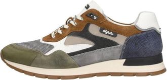 Australian Footware Tiago Sneakers - Heren - Sneakers - Grijs - 42 EU - Leer - Schoenen