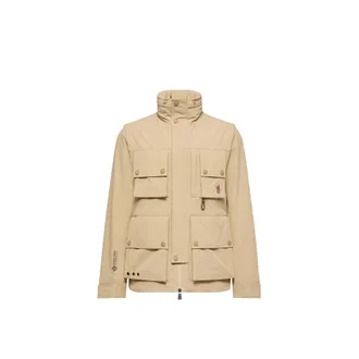 Moncler Moncler Lione Hooded 2-in-1 Field Jacket, Men, Beige, Size: 2