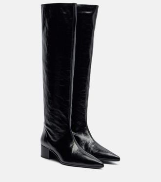 Khaite Andee 40 leather knee-high boots
