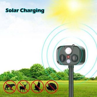 OEM Alarma Antirrobo Para Exteriores Con Energ&iacute;a Solar, Repelente De Animales, Repelente Ultras&oacute;nico De Animales