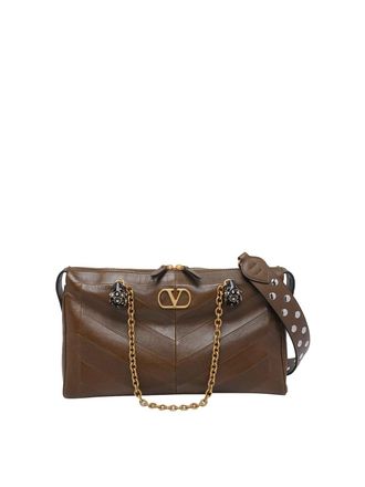 Valentino Garavani Medium Panthea Chevron Motif Shoulder Bag