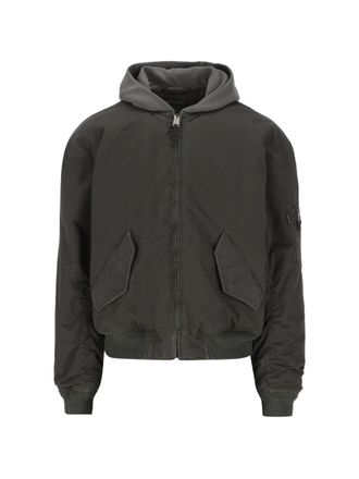 Balenciaga Bomberjacke aus Baumwoll- und Nylonmischung