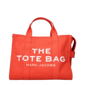 Marc Jacobs Handtassen The Tote Bag Dames Stof Oranje/Elektrisch Oranje