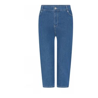 C.Ro Jeans, Dames, Blauw, 3Xl, Magic Fit Skinny Crops