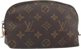 Louis Vuitton Pre-owned Canvas Vintage Tas - Dames - Vintage Tassen - Bruin - ONE Size - Vintage