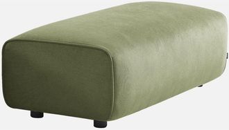 Sweeek Puff O Reposapi&eacute;s Para Sof&aacute; Esquinero De 3 Plazas Wallas Terciopelo De Pana Fina