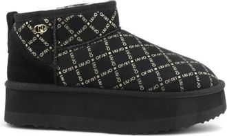Liu Jo Winterlaarzen - Dames - Winterlaarzen - Zwart - 38 EU - Leer - Schoenen