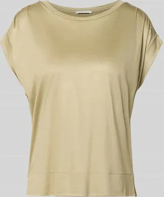 OPUS T-Shirt mit fixiertem &Auml;rmelaufschlag Modell Sosilla in Oliv, Gr&ouml;&szlig;e 36