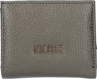 Rebelle Portemonnee met rits - Dames - Portefeuilles - Grijs - ONE Size - Leer - Accessoires