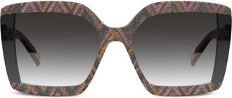 Missoni tinted square frame sunglasses - women - Acetate - One Size - Grey