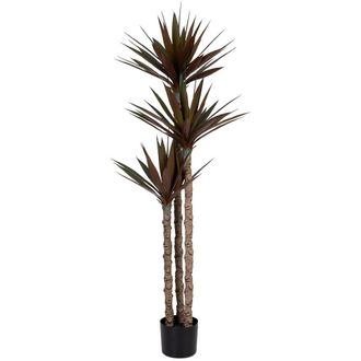 Wanderlust Deco Yuca Phoenivosa Artificial Decorativa Con 96 Hojas Verde 60x35x150c