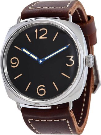 Officine Panerai Radiomir Hand Wind Black Dial Mens Watch PAM00721