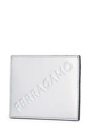 Ferragamo Mens Portafoglio Argentonero Leather Portafogli Wallet