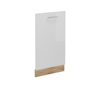 Vicco Tapa Del Lavavajillas R-line, Blanco Alto Brillo, 45 Cm Sin Encimera