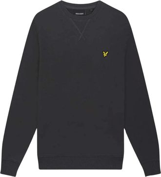 Lyle & Scott Mid Layers Crew Neck Sweatshirt - Heren - Sweatshirts & Hoodies - Grijs - Maat: XL Katoen