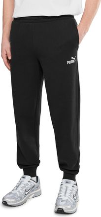 Puma Mens Essentials Fleece Sweatpants (Available in Big & Tall), Puma Black Closed Leg Ss25, XXL