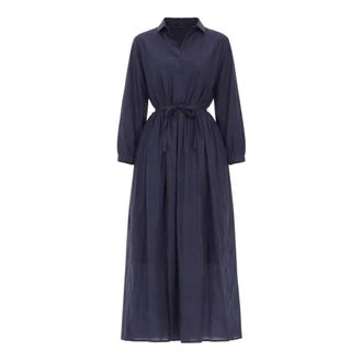 Nine In The Morning Midi Dresses, female, Blue, Size: S Flavia Long Dress