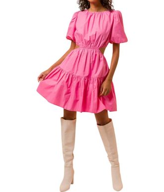 Line & Dot Jenna Dress In Pink