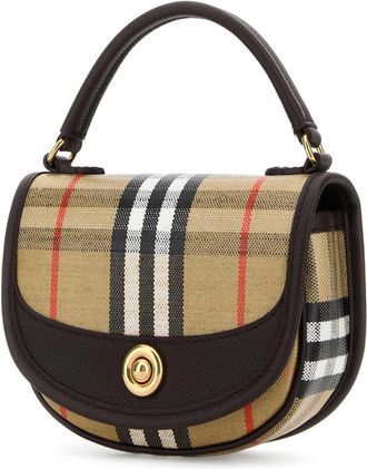 Burberry Womens Printed Canvas Handbag Sandipcheck Borse A Mano Bag