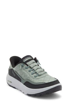 Skechers Slip-Ins Relaxed Fit Sneaker in Olive/Black at Nordstrom Rack, Size 6.5