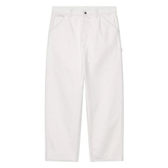 Carhartt Work in Progress Mercer Single Knee Pant - male - Carhartt Wip - Straight Trousers - White - XL - Trousers