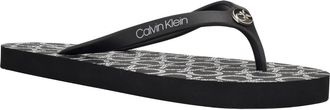 Calvin Klein Sarminya Flip Flop Sandal in Black at Nordstrom Rack, Size 10