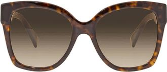 Gucci Brown Shaded Butterfly Ladies Sunglasses GG0459S 002 54