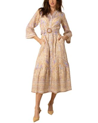 Hale Bob Linen Davina Mini Dress