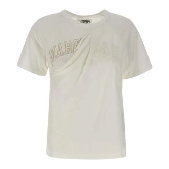 Maison Margiela Dames, Tops, Wit, Maat: M Katoen