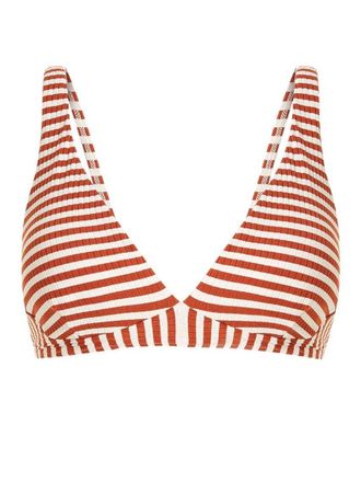 Protest Bade-Shirt PROTEST Bikini Top MIXPEARL 23, Damen, Gr. XL, Cup B, rot (chilirust), Obermaterial: 47% Polyester PES. 36% Polyamid PA. 17% Elasthan EL., 